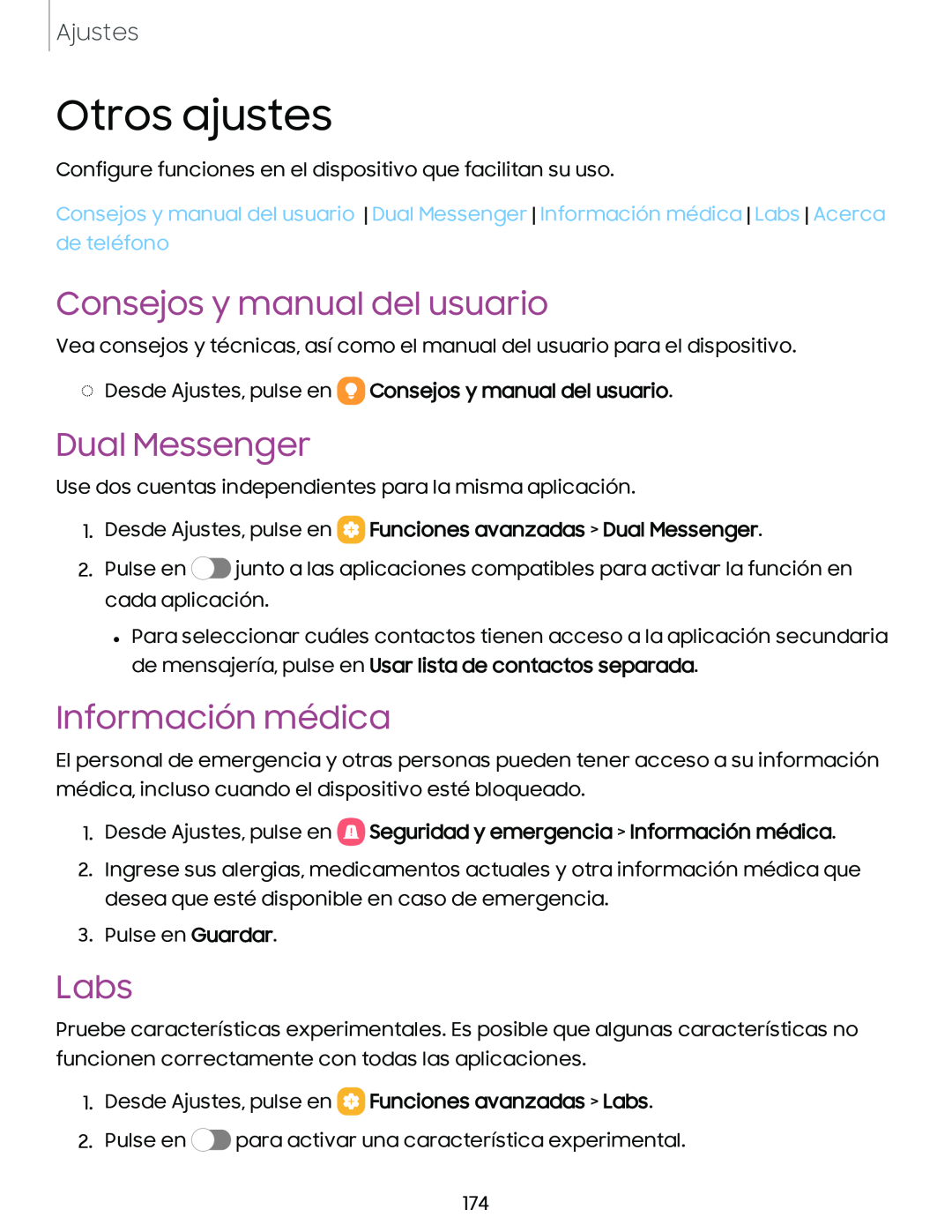 Consejos y manual del usuario Dual Messenger