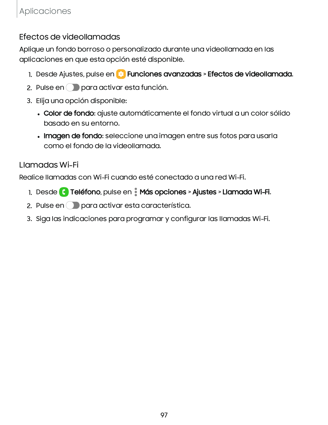 Llamadas Wi-Fi Galaxy A54 5G Verizon