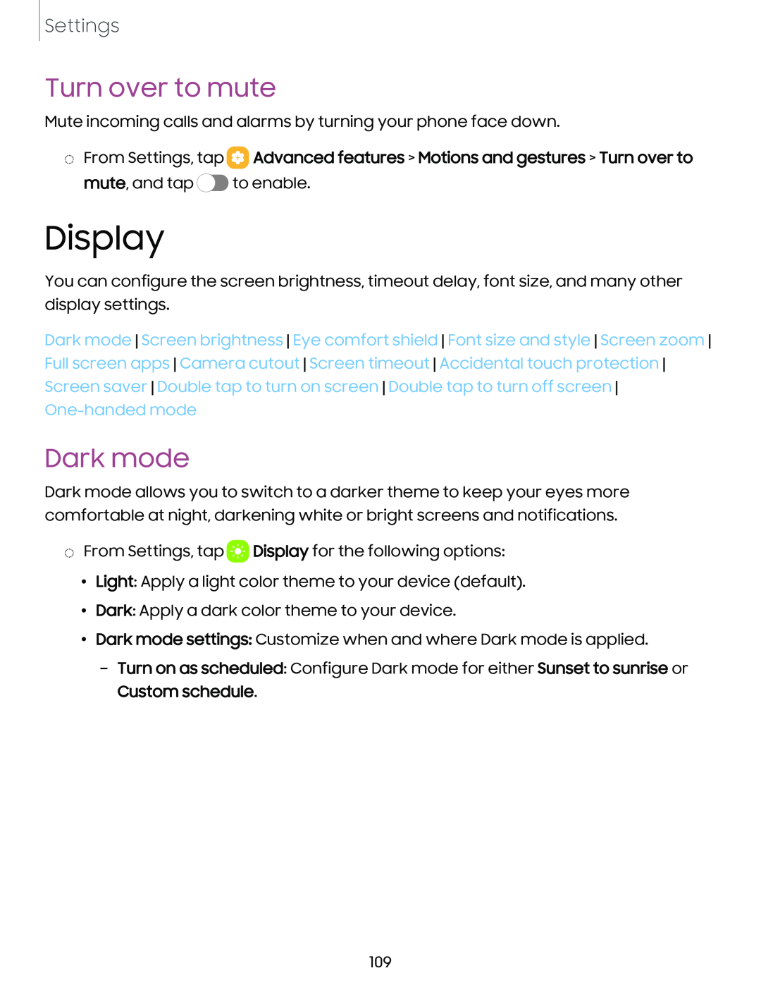 Dark mode Galaxy A03s Tracfone