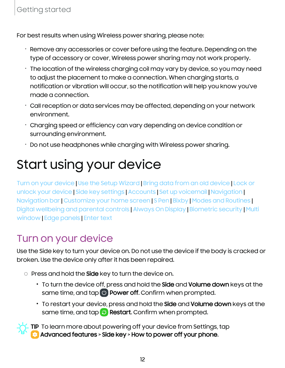 Start using your device Galaxy S23+ Verizon