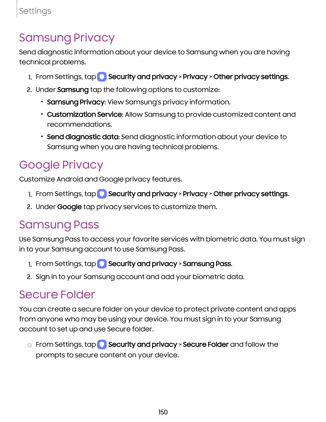 Samsung Privacy Galaxy S23+ Verizon