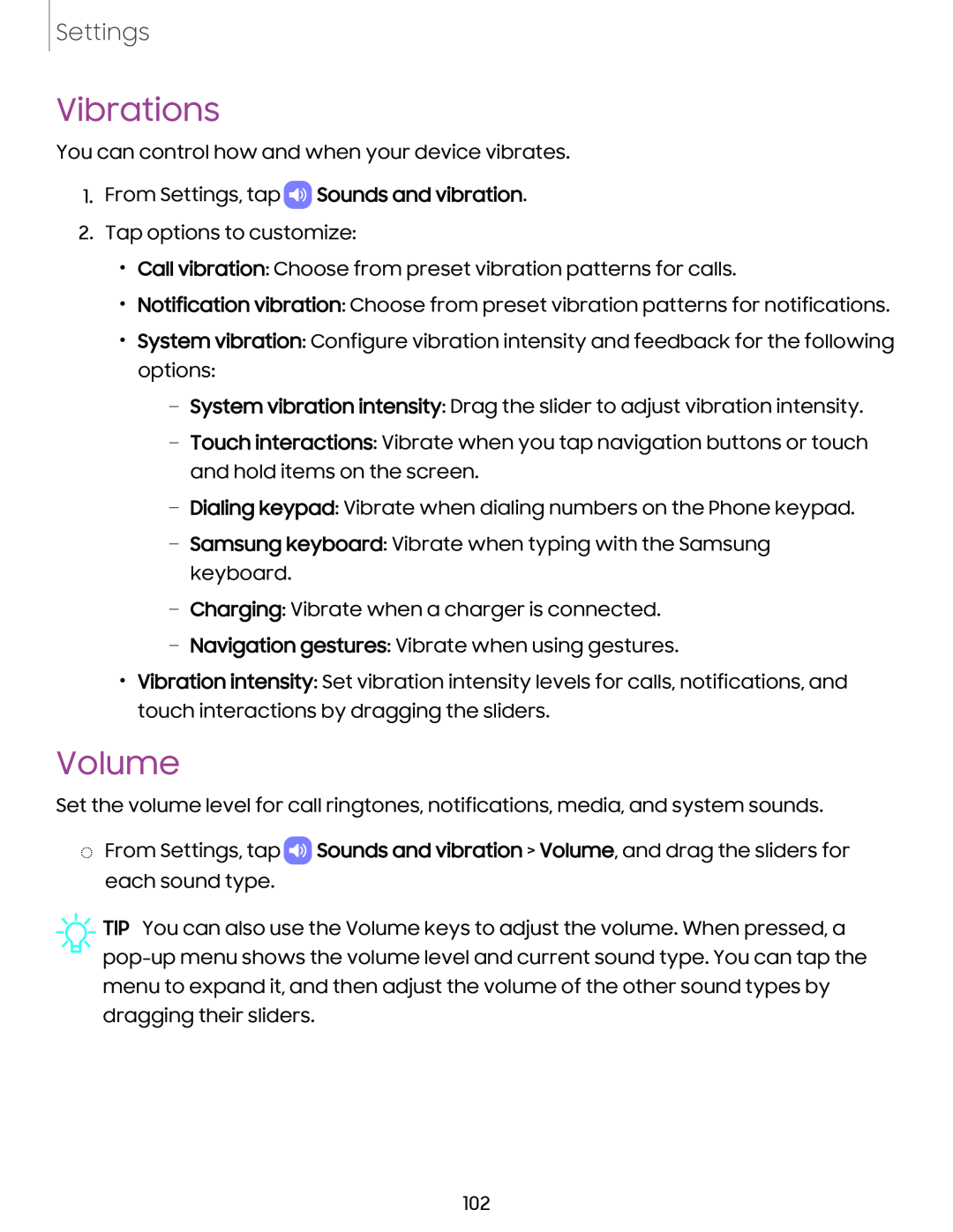 Volume Galaxy A6 Verizon