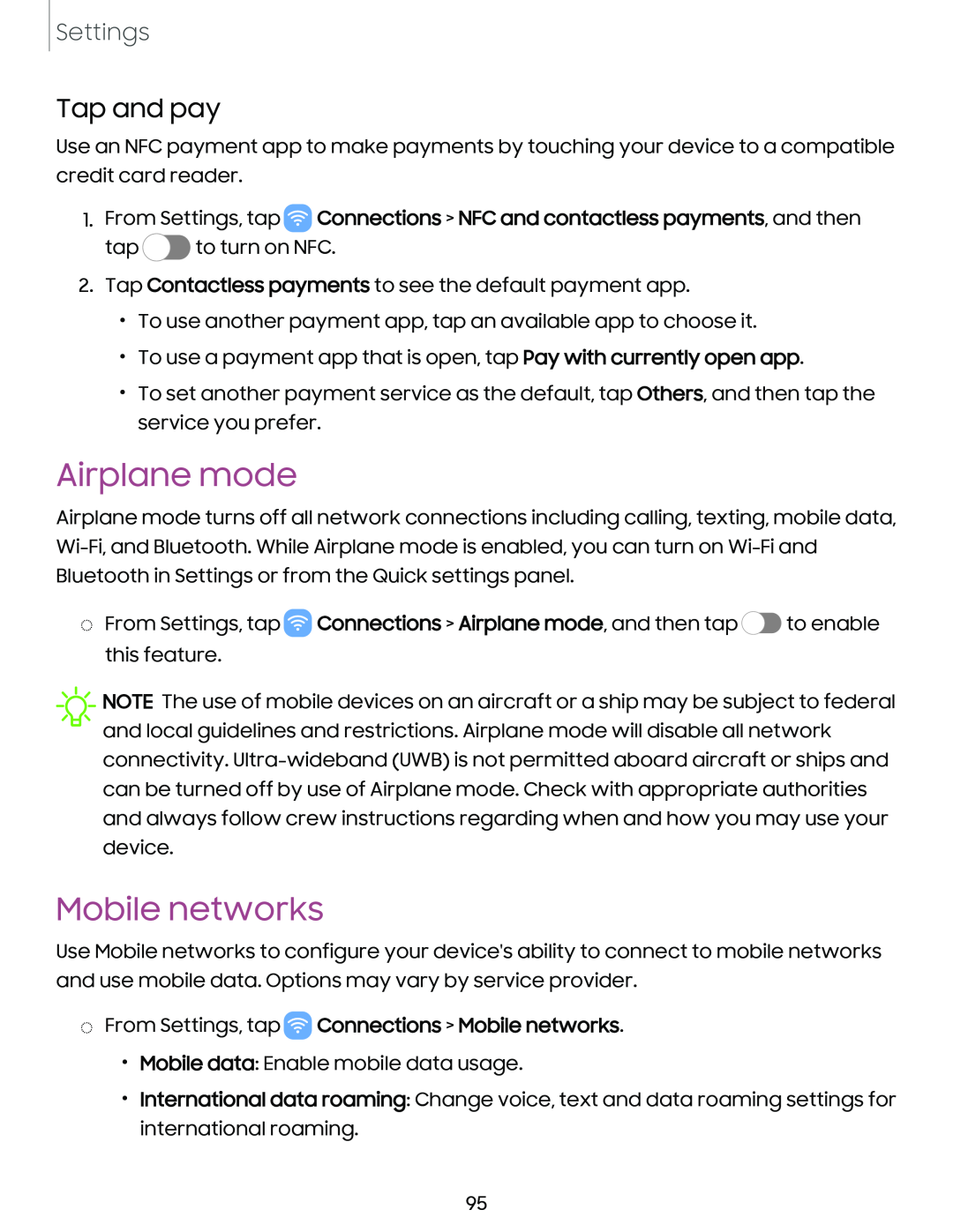 Tap and pay Galaxy A6 Verizon