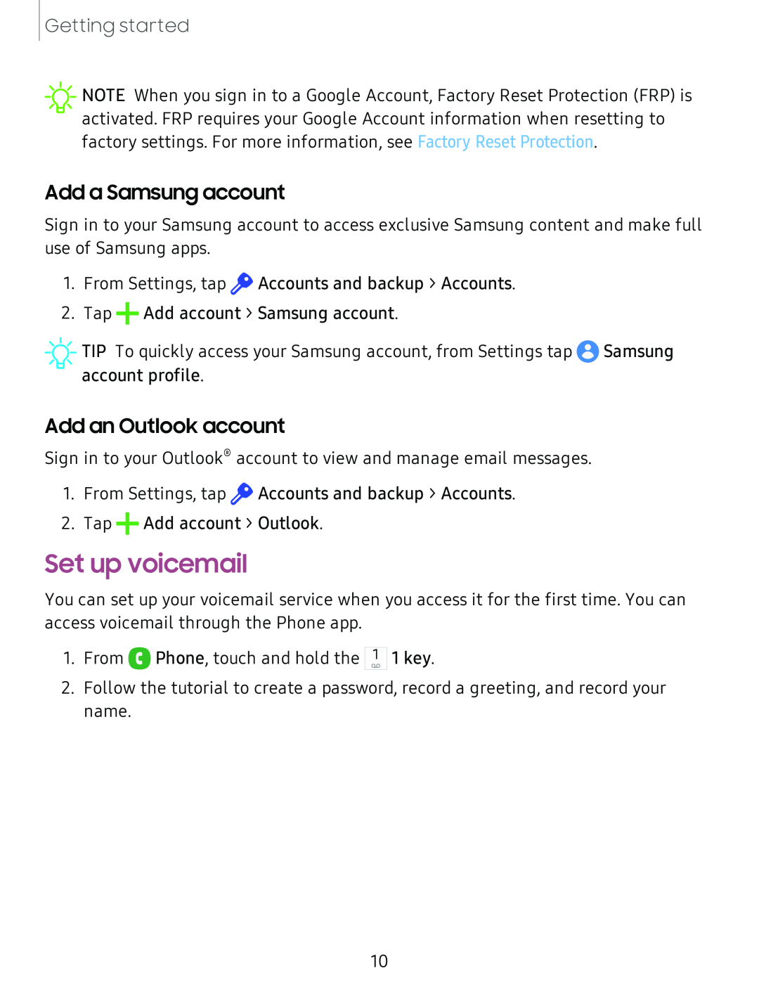 Add an Outlook account Galaxy A51 TracFone