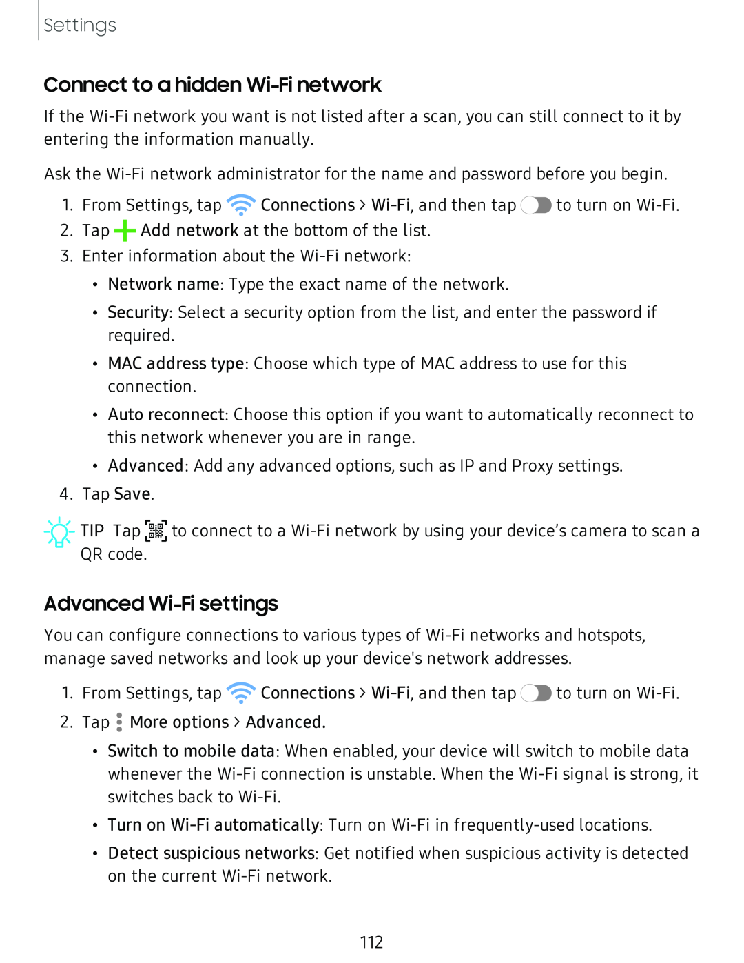 Connect to a hidden Wi-Finetwork Galaxy A51 TracFone