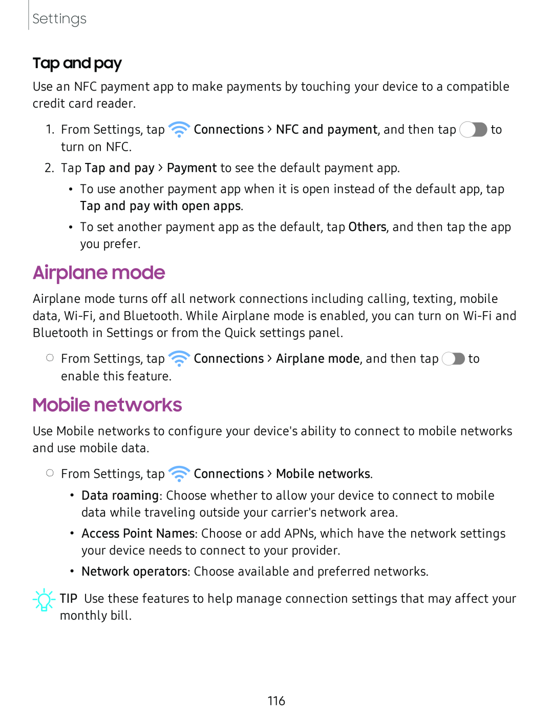 Mobile networks Galaxy A51 TracFone