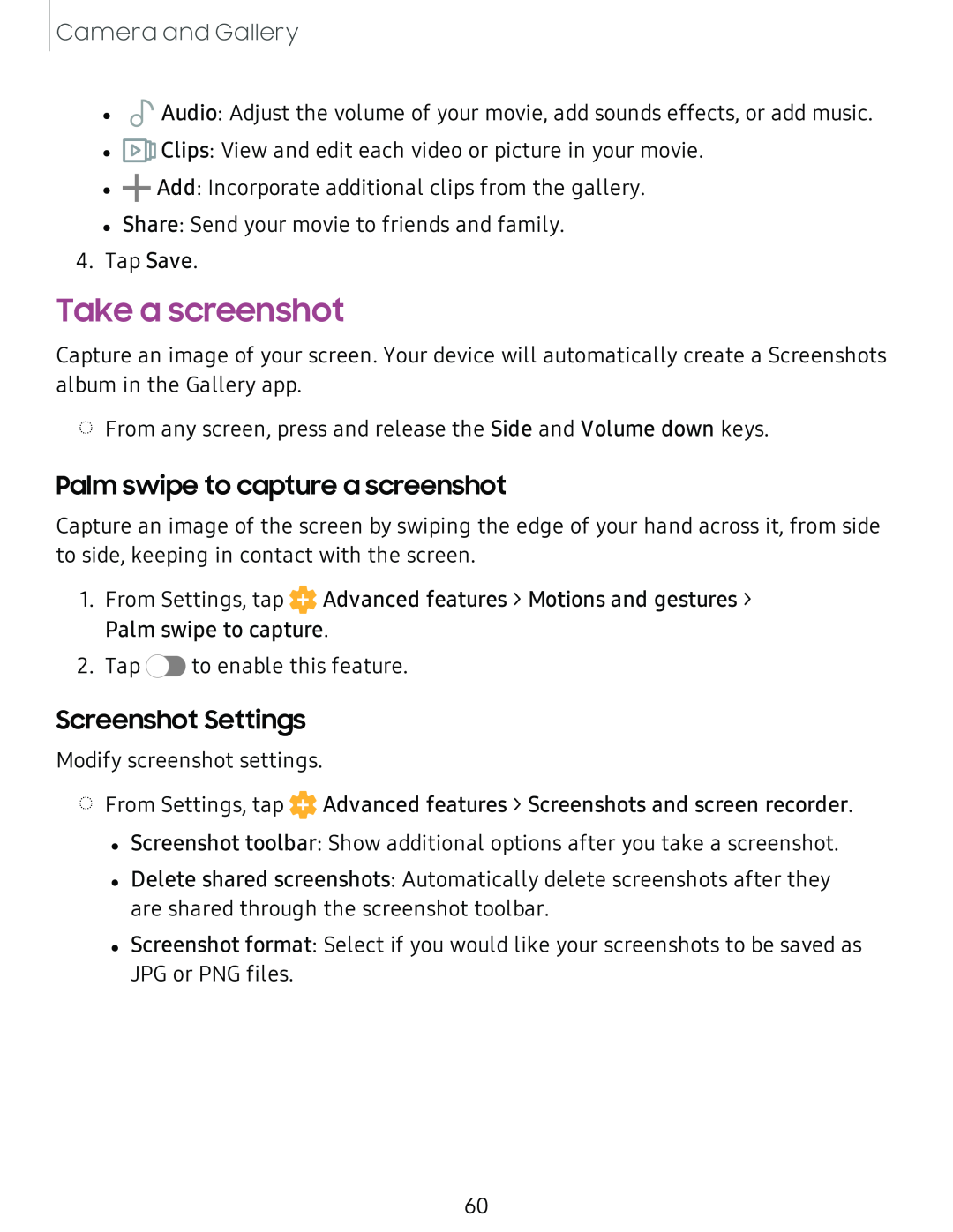 Screenshot Settings Galaxy A51 TracFone