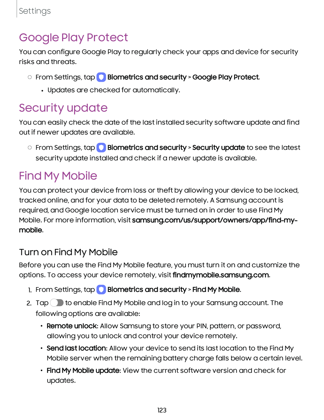 Security update Galaxy A20 Sprint