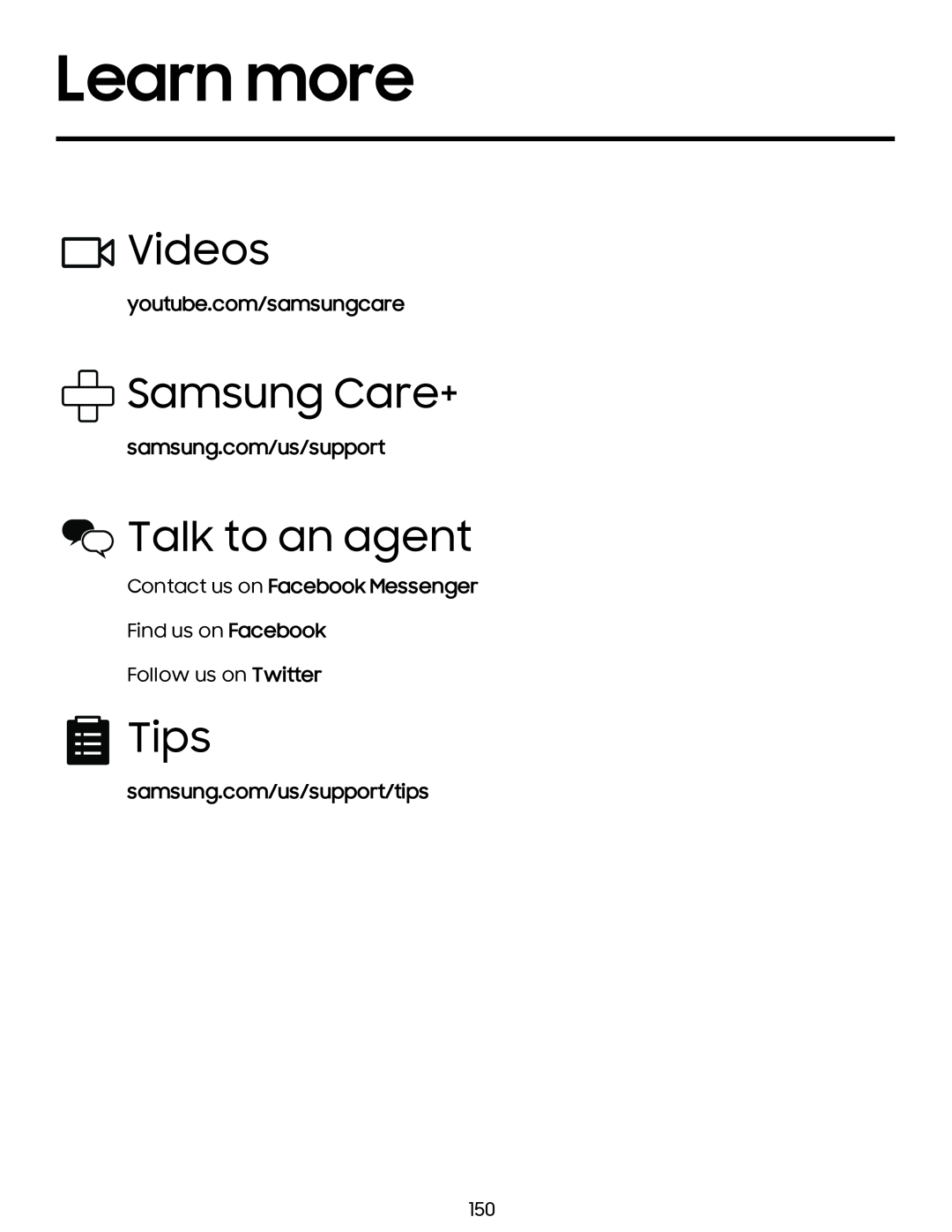 Videos Samsung Care+