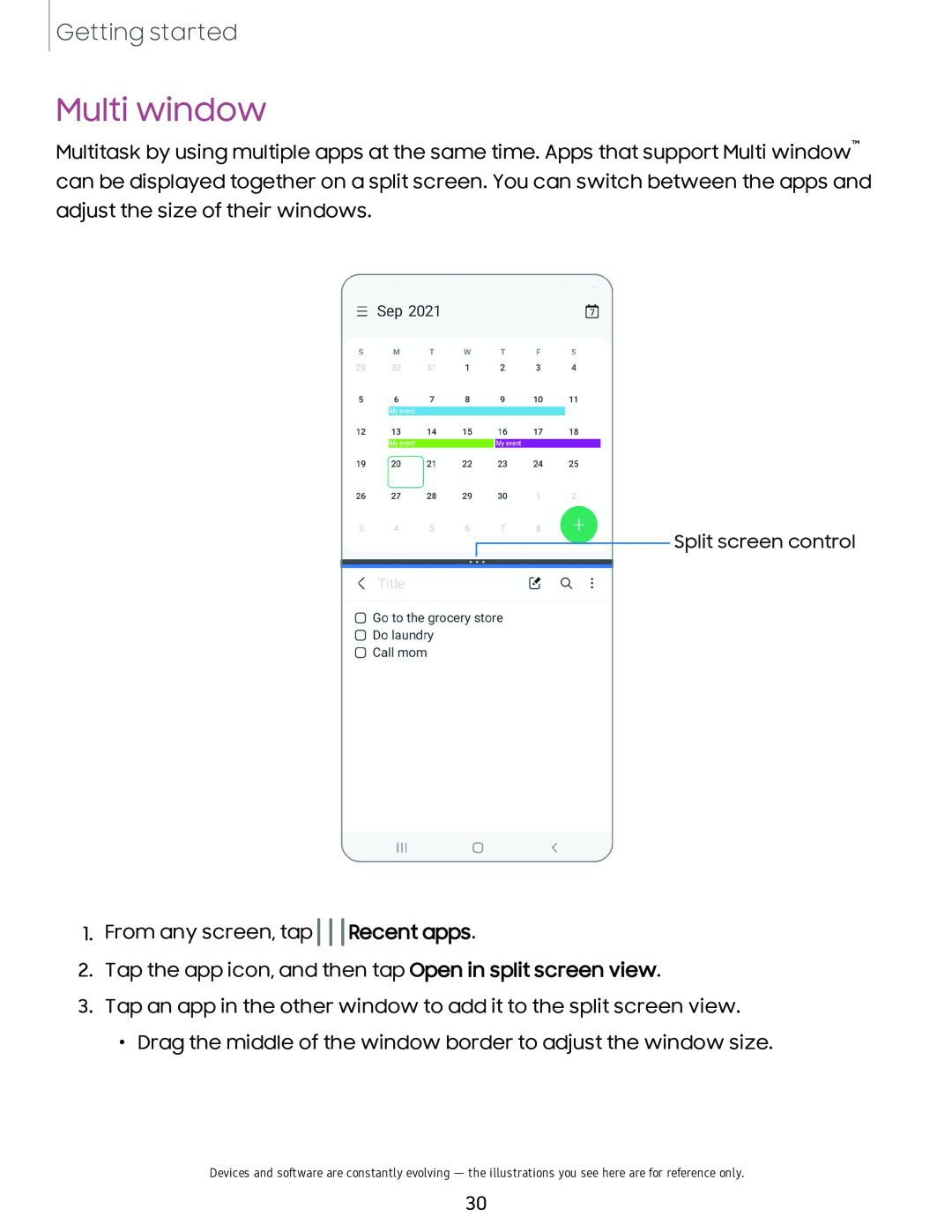 Multi window Galaxy A20 Virgin Mobile