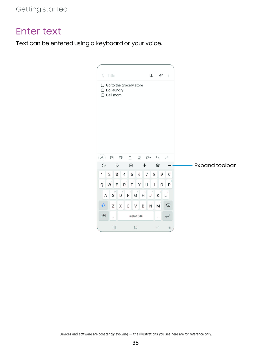 Enter text Galaxy A20 Sprint