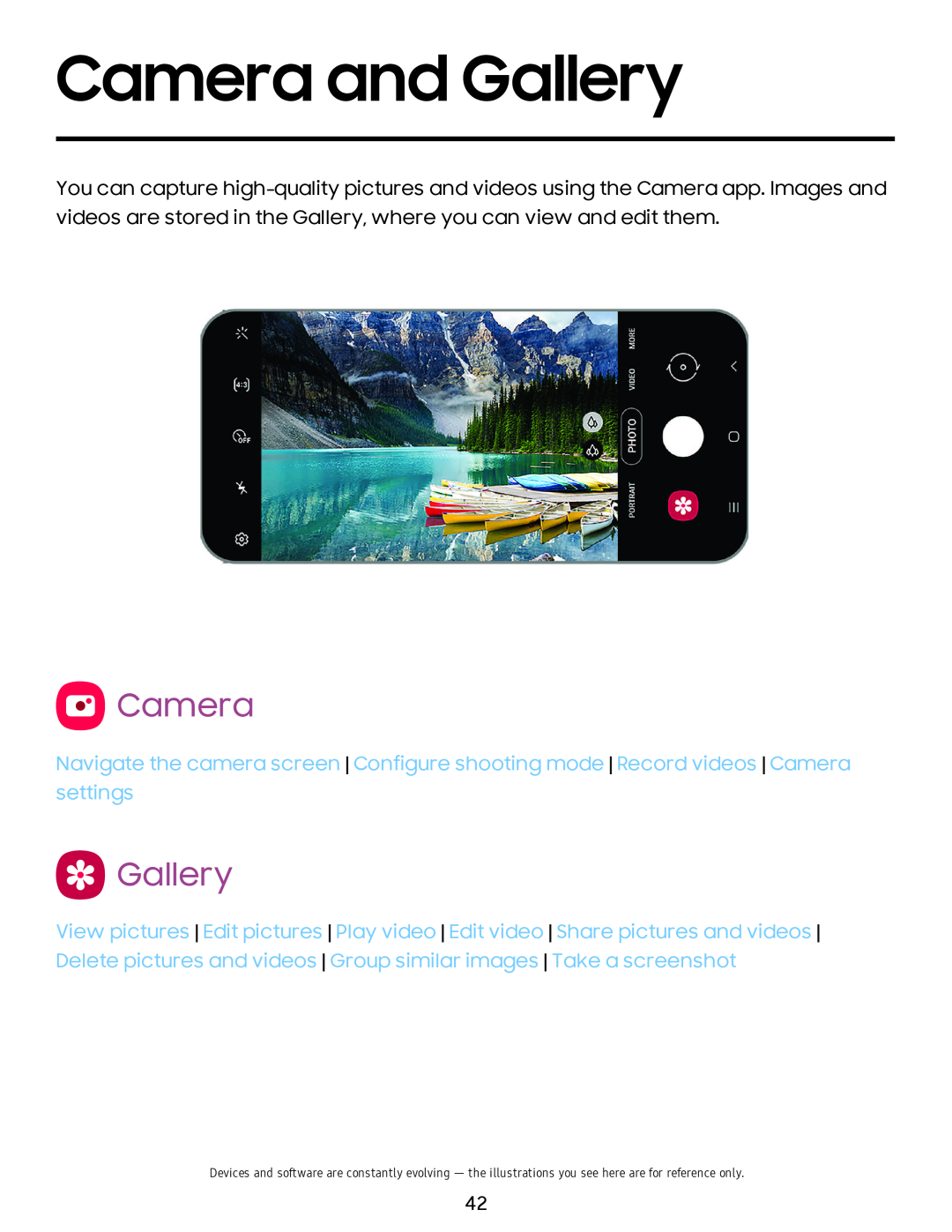 Camera and Gallery Galaxy A20 Virgin Mobile