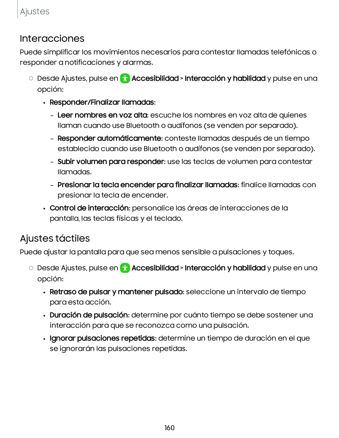 Interacciones Galaxy A10e TracFone