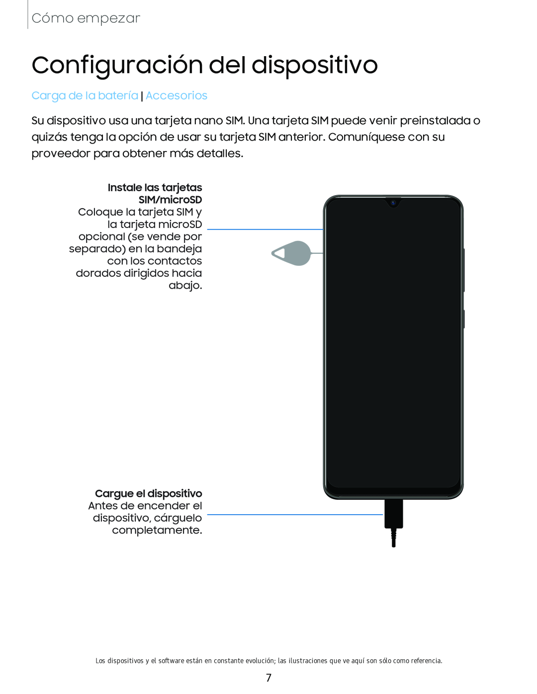 Configuración del dispositivo Galaxy A10e TracFone