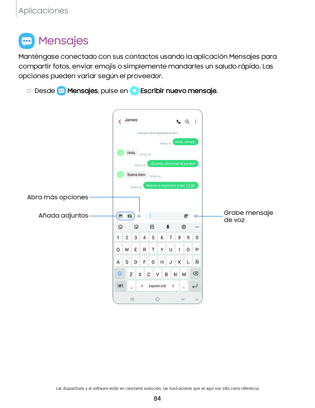 Mensajes Galaxy A10e TracFone