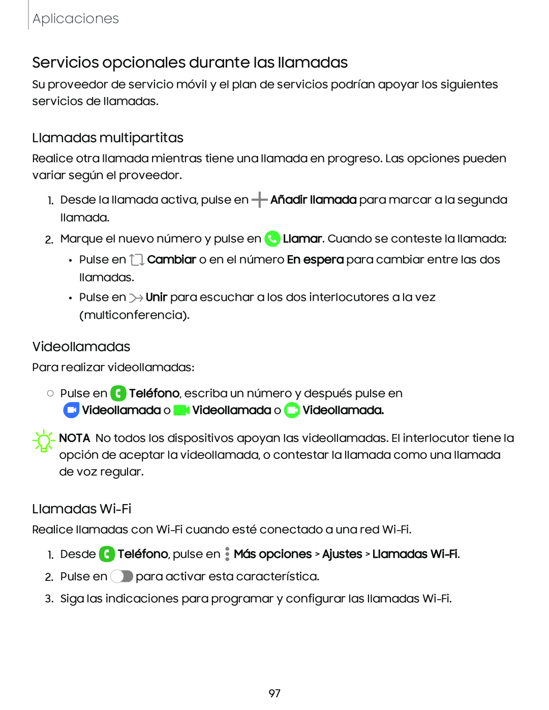 Llamadas multipartitas Galaxy A10e TracFone