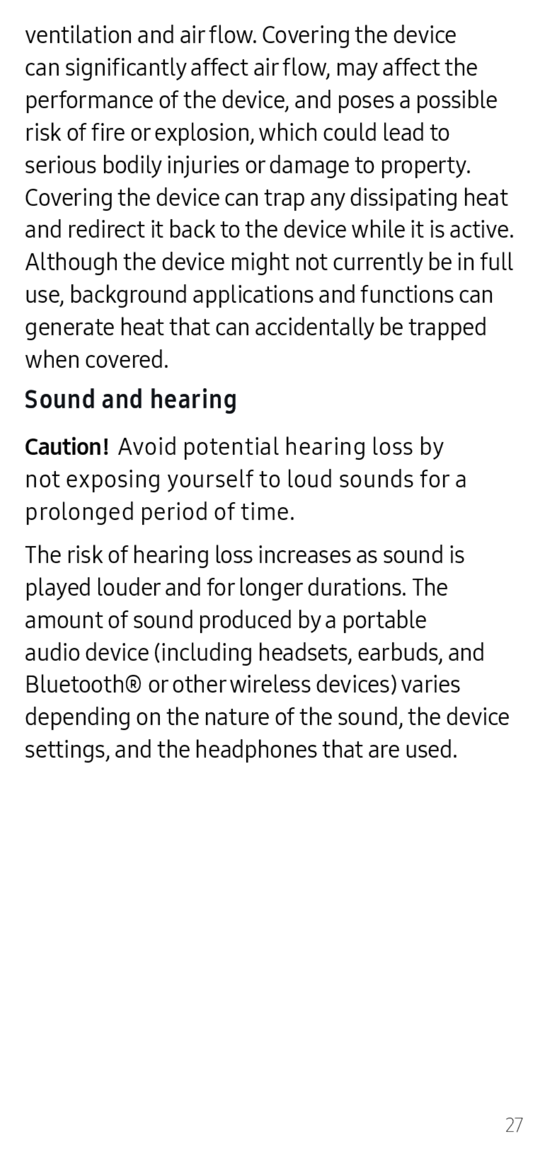 Sound and hearing