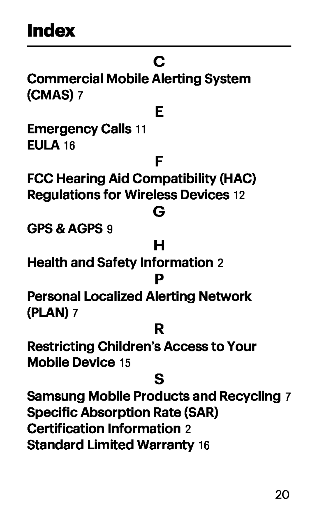 Index Galaxy J3 Virgin Mobile