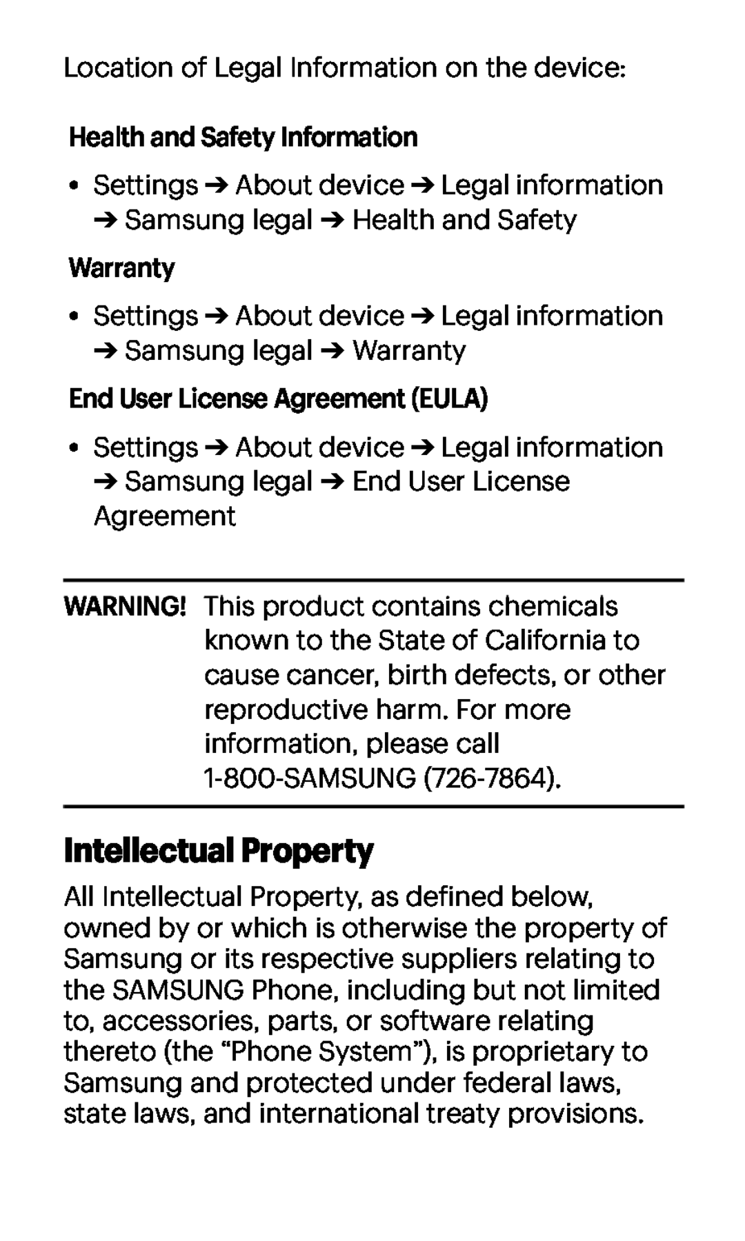 Intellectual Property Galaxy J3 Virgin Mobile