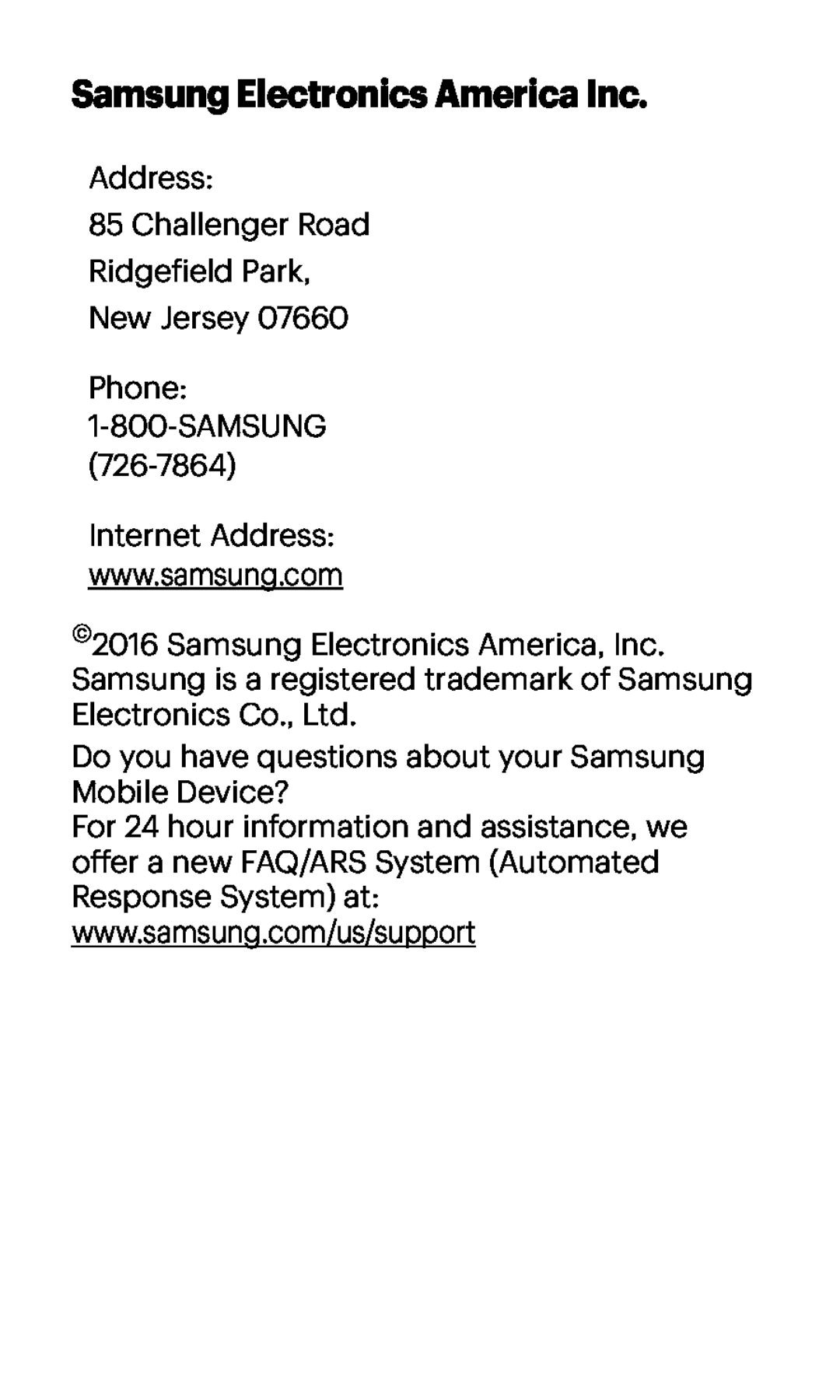 Samsung Electronics America Inc Galaxy J3 Virgin Mobile