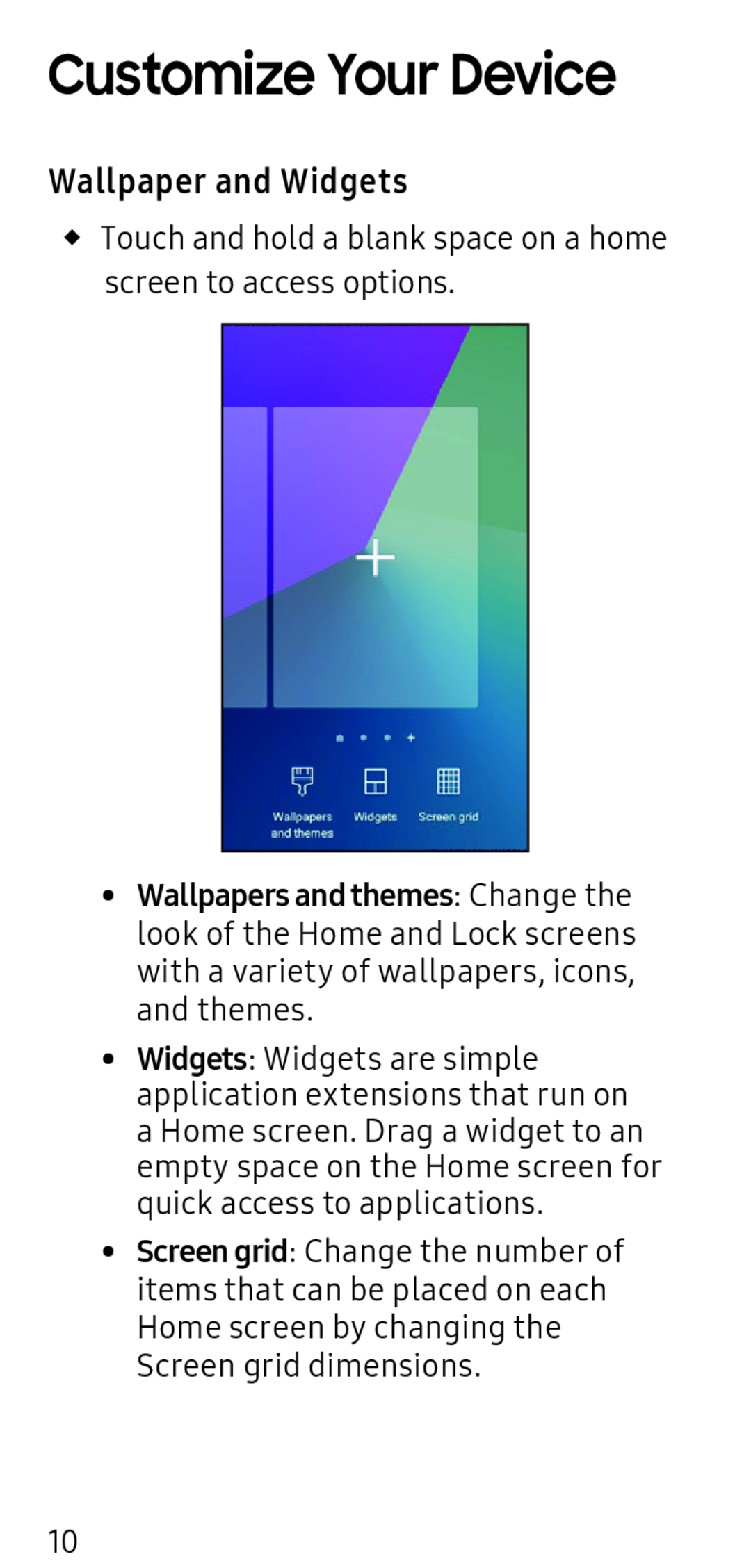 Wallpaper and Widgets Galaxy J3 2017 Unlocked