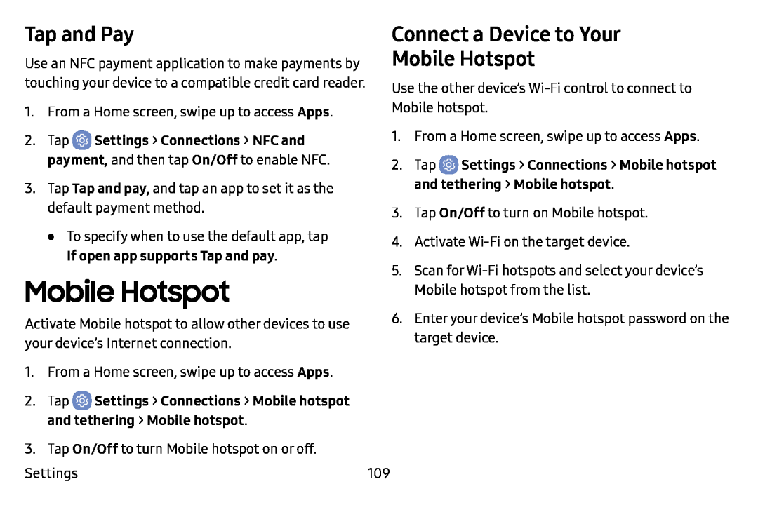 Mobile Hotspot Galaxy J7 T-Mobile