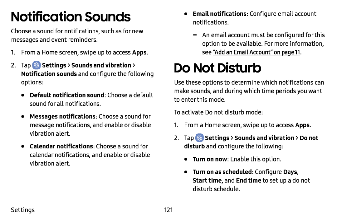 Do Not Disturb Galaxy J7 T-Mobile