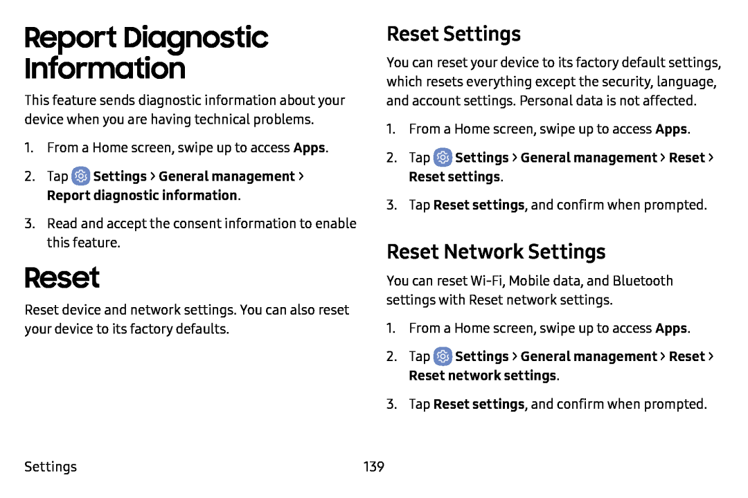 Reset Settings Galaxy J7 T-Mobile