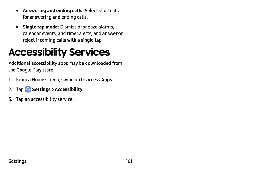 Accessibility Services Galaxy J7 T-Mobile