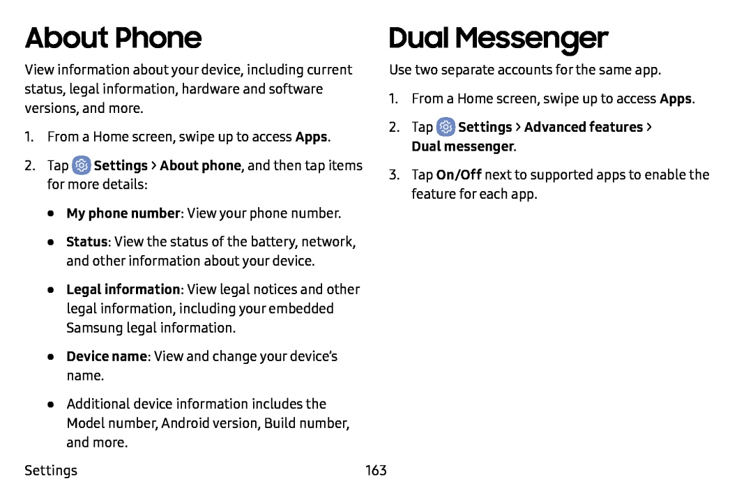 Dual Messenger Galaxy J7 T-Mobile