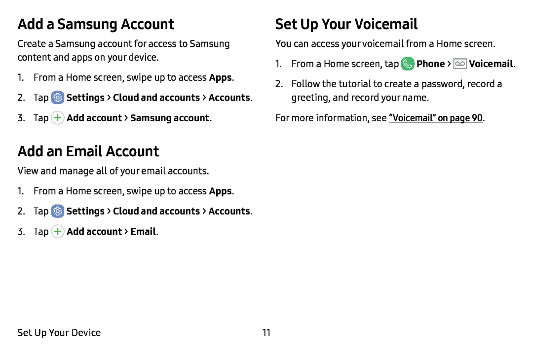 Add an Email Account Galaxy J7 T-Mobile