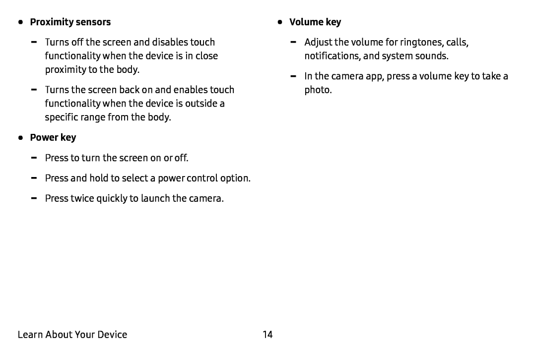 •Power key Galaxy J7 T-Mobile