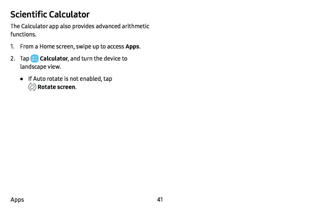 Scientific Calculator Galaxy J7 T-Mobile