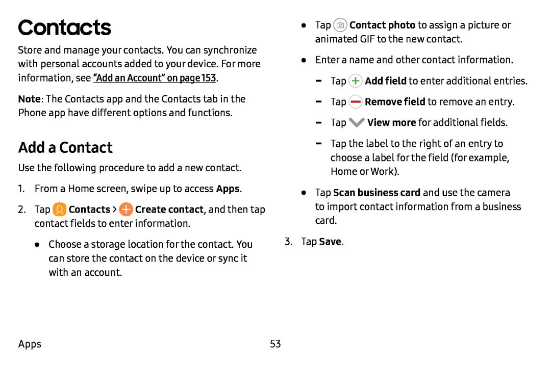 Contacts Galaxy J7 T-Mobile