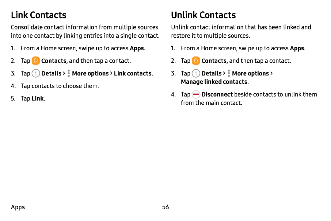 Link Contacts Galaxy J7 T-Mobile