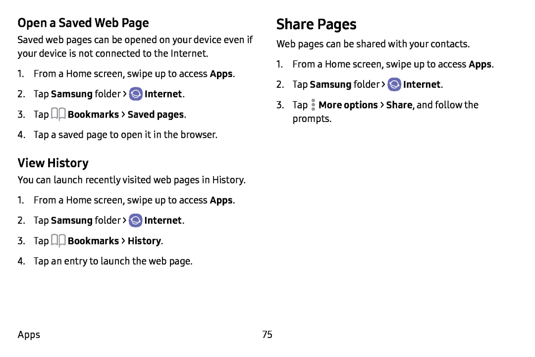 Share Pages Galaxy J7 T-Mobile