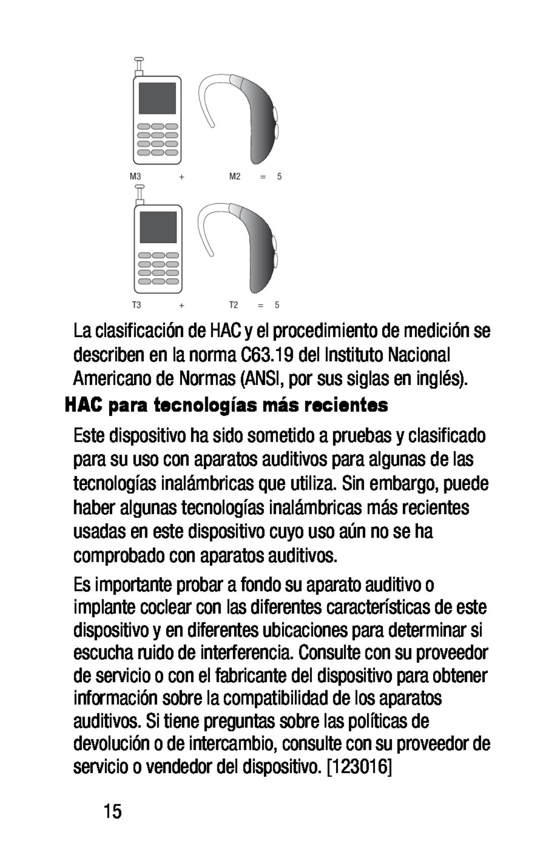 HAC para tecnologías más recientes Galaxy J7 2017 AT&T