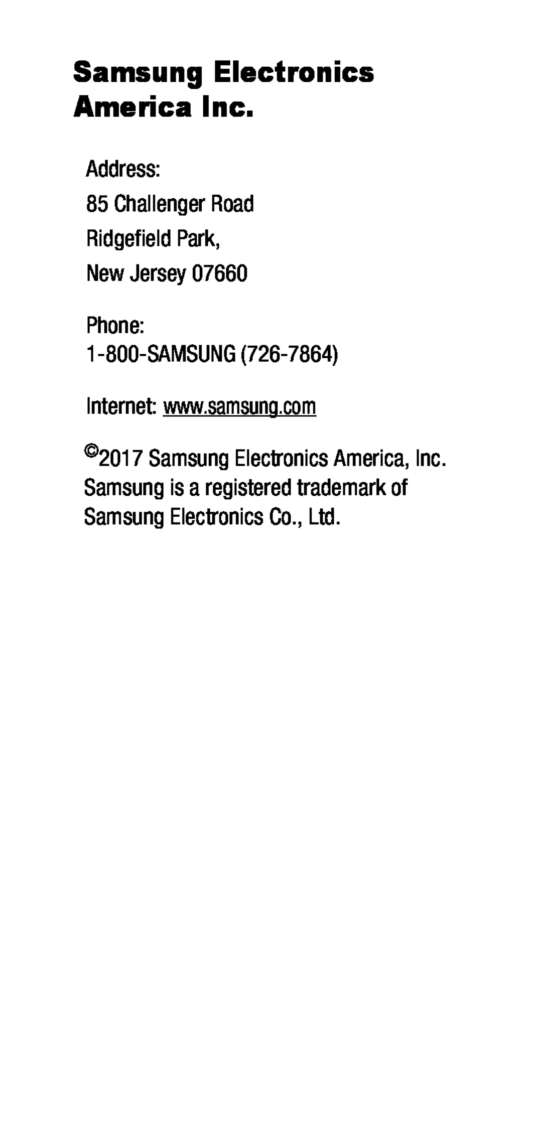 1-800-SAMSUNG (726-7864) Galaxy J7 2017 US Cellular