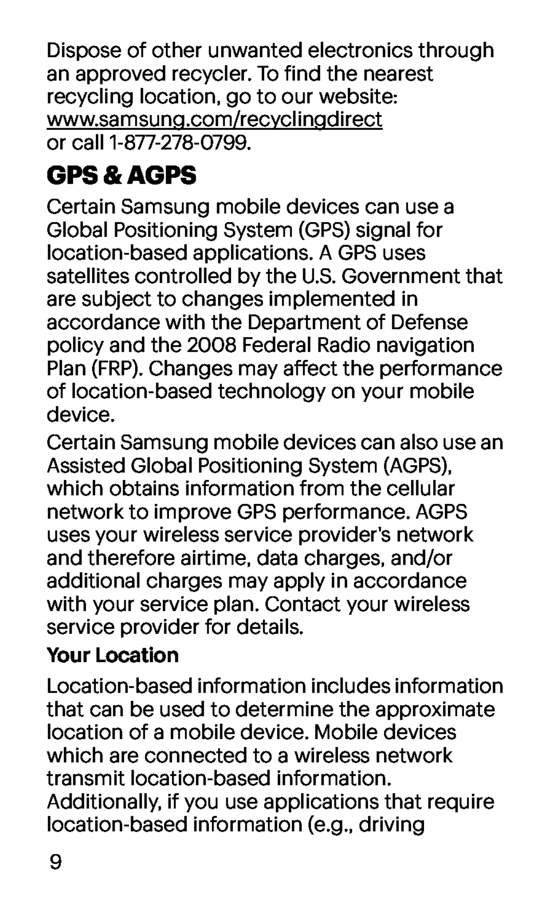 GPS & AGPS J7 Perx Virgin Mobile