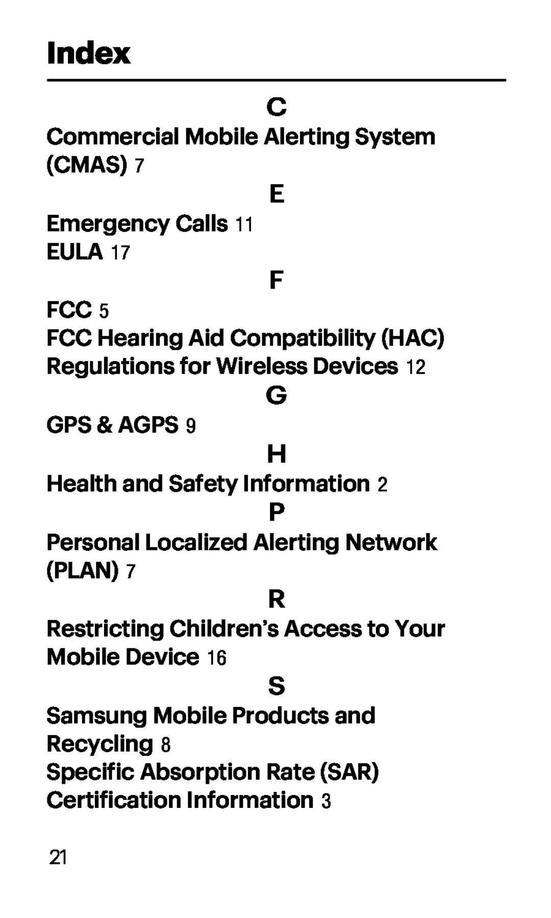 Commercial Mobile Alerting System (CMAS) J7 Perx Virgin Mobile