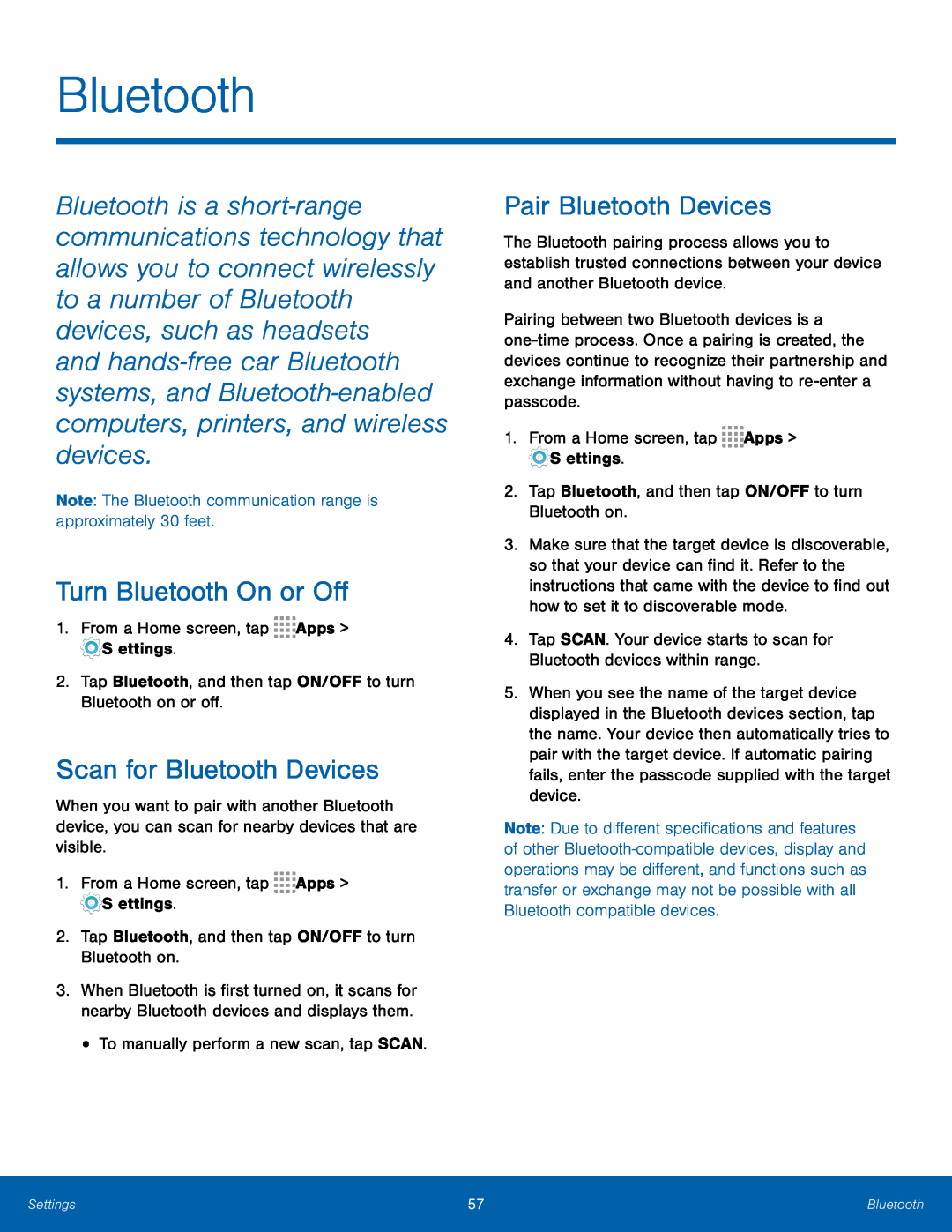 Turn Bluetooth On or Off Galaxy Core Prime Metro PCS