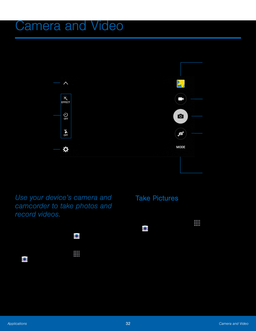 Use your device’s camera and camcorder to take photos and record videos Galaxy Core Prime T-Mobile