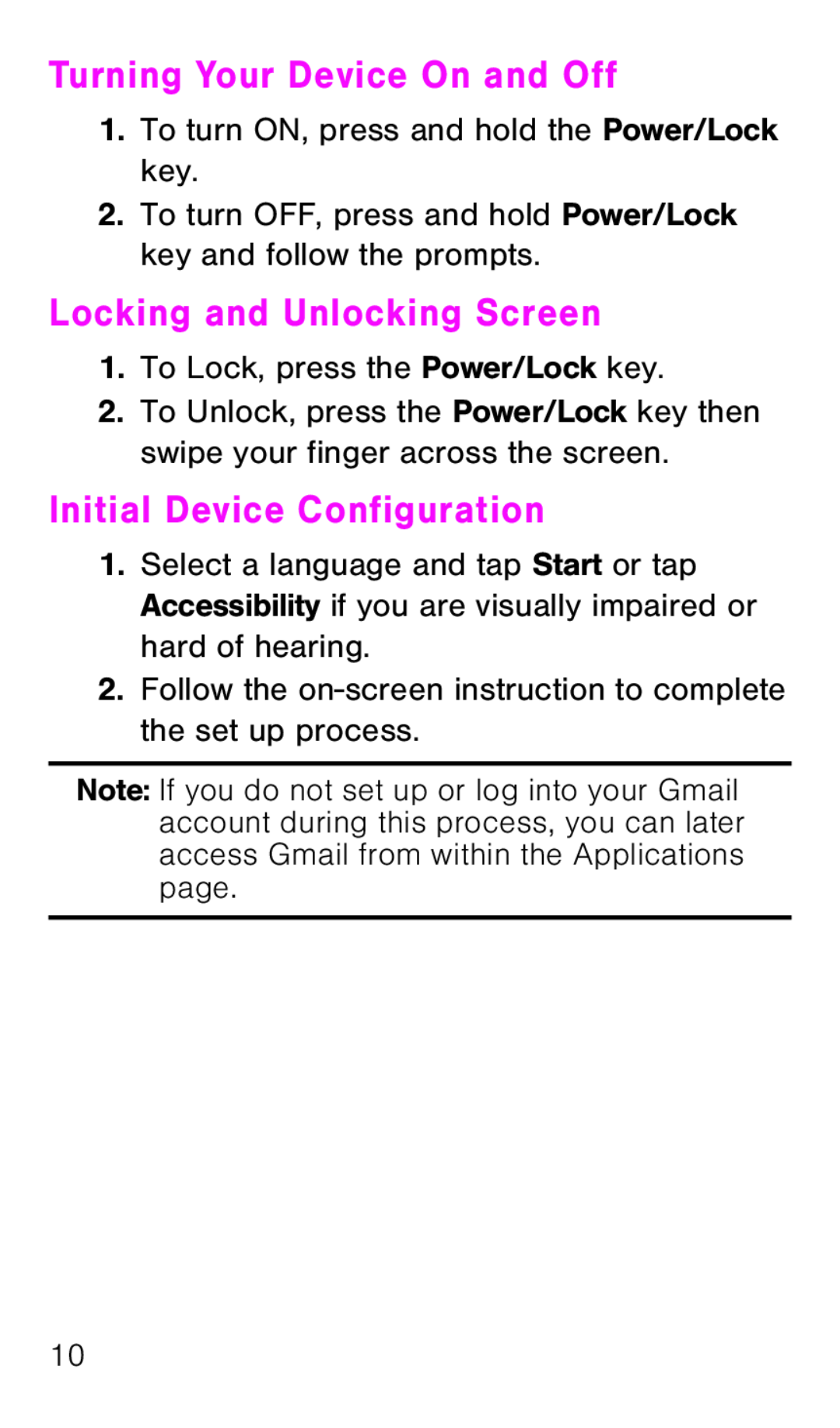 Initial Device Configuration Galaxy Avant T-Mobile