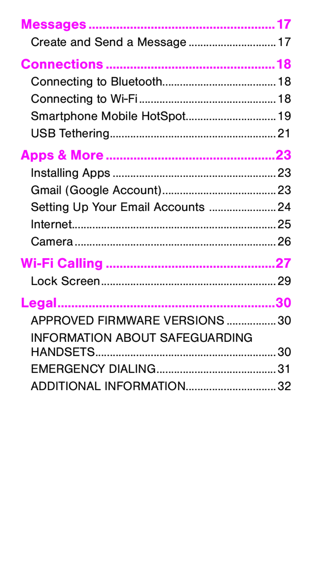 INFORMATION ABOUT SAFEGUARDING Galaxy Avant T-Mobile