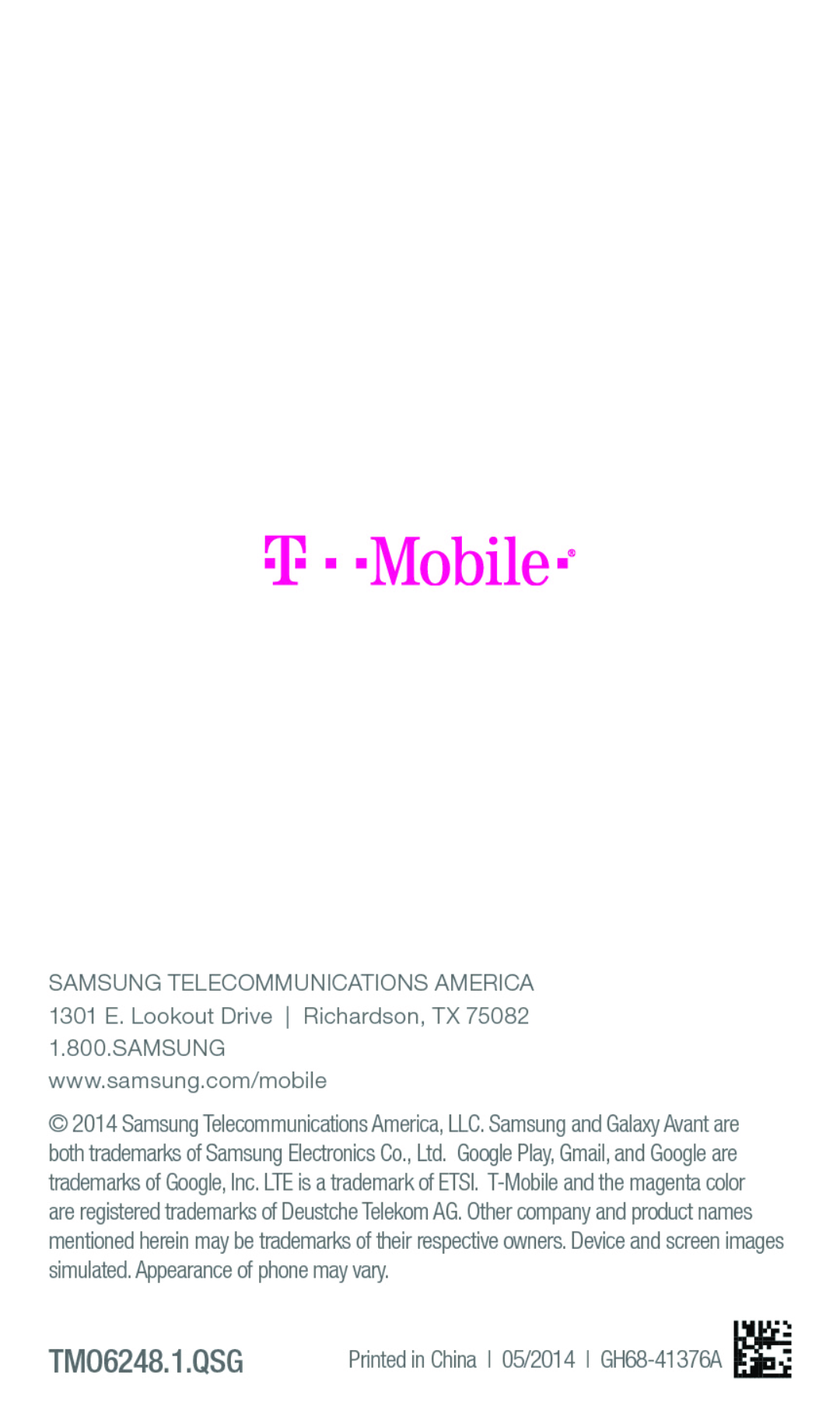 Galaxy Avant T-Mobile