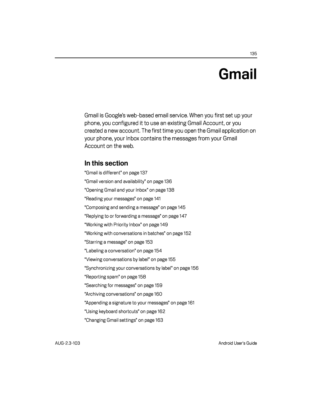 Gmail Google Nexus S AT&T