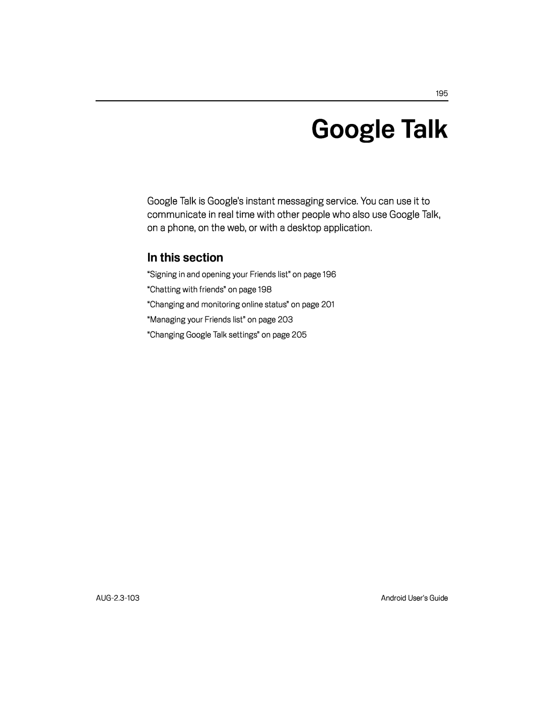 Google Talk Google Nexus S AT&T