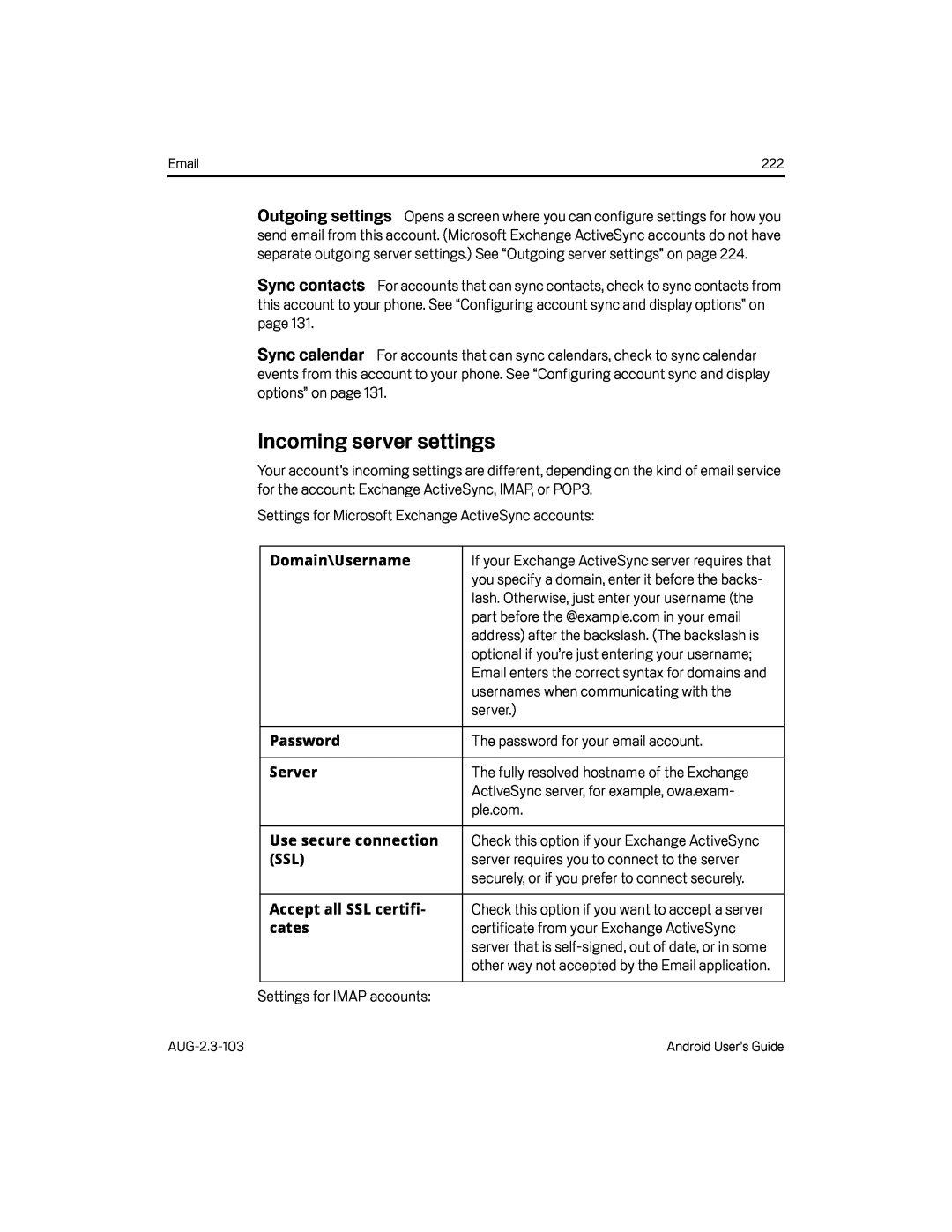 Sync contacts Google Nexus S AT&T