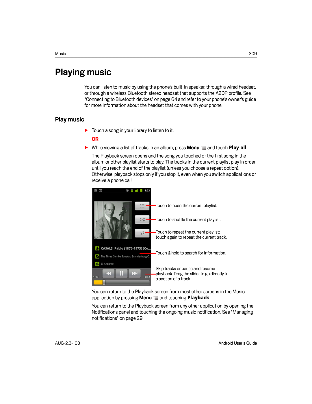 Play music Google Nexus S AT&T