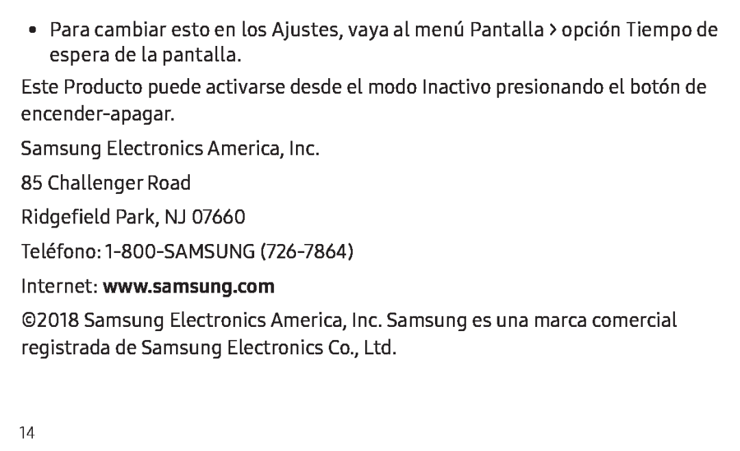 Internet: www.samsung.com Galaxy Tab A 8.0 New T-Mobile